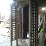 Wooden Trellis Arch