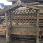 Arched Arbour with seat - Image 2