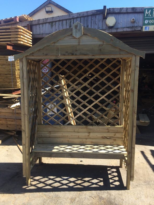 Arched Arbour with seat