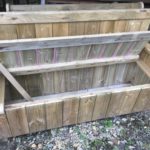 Wooden Bench with storage - Image 2