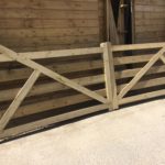 Goose neck Wooden gates