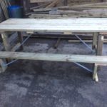 Wooden Folding table - Image 3