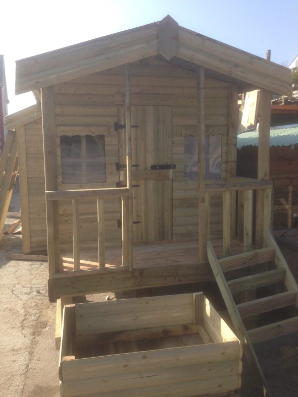 Wooden Outdoor Playhouse